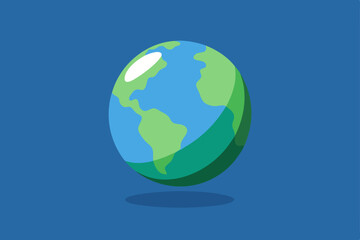 Naklejka premium earth globe vector illustration