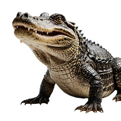 Naklejka premium alligator on a transparent background