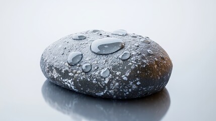 water drops on stone
