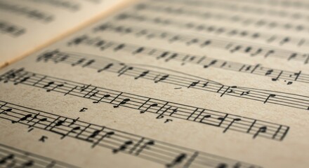 Viewing Musical Score Page with Notes and Staff Lines