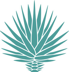 agave plant vector icon, agave logo Isolated on white background