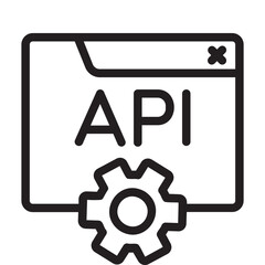 api line icon