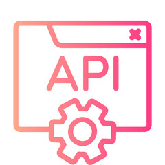 api gradient icon