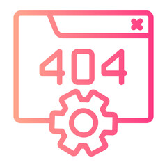 error gradient icon