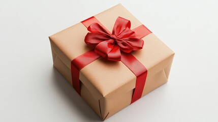 Obraz premium Gift packaging on a white background