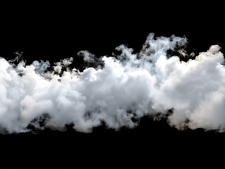 smoke on black background