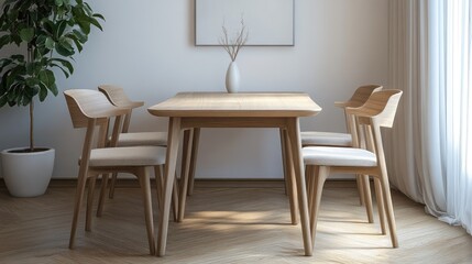 Scandinavian dining set
