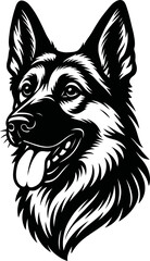 German Shepherd Dog SVG Cut Files for Cricut & Silhouette