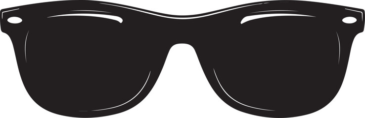 Sunglasses Silhouette Vector Illustration