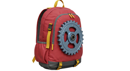 Isolated Backpack with Gear