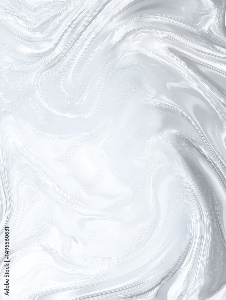 Poster abstract white marble background with soft fluid patterns for elegant designs, textures, and modern 