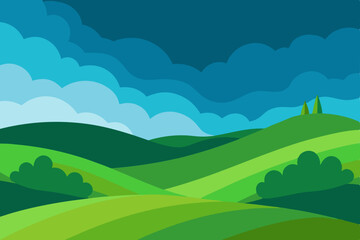 Obraz premium landscape with mountains