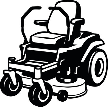 Zero Turn Lawn Mower SVG Cut Files for Cricut & Silhouette