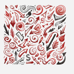 Modern Black Vector Arrows Collection – Cursors, Icons, and Simple Arrow Designs