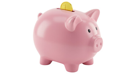Isolated Piggy Bank