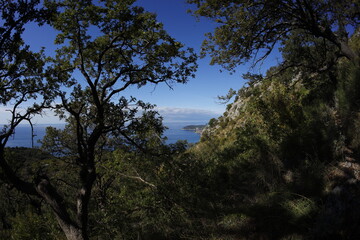 Fototapeta premium Sunny day in Montenegro, near Bar Fall 2023