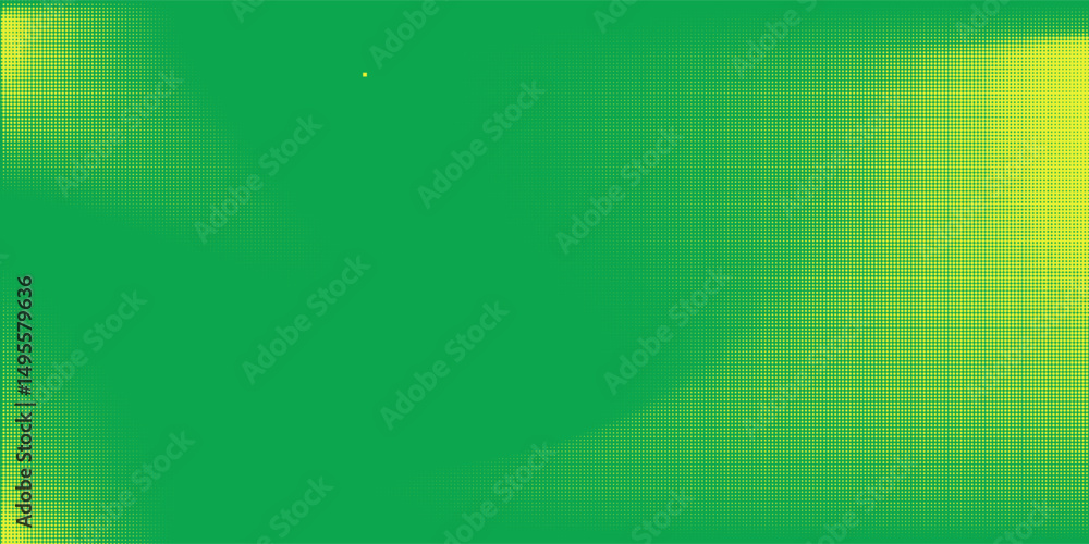 Wall mural dots halftone yellow green color pattern gradient simple texture background