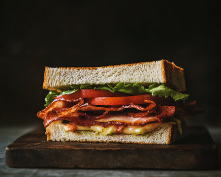 Gourmet blt sandwich