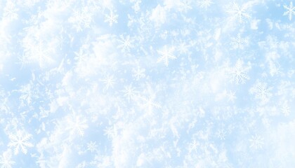 Vast snow floor, a pristine blanket of white covering the winter landscape smooth