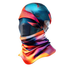 Contemporary Cooling Wrap with a Futuristic Design Isolated on Transparent Background