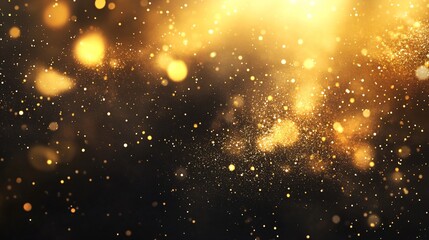 Fototapeta premium Elegant Shiny Gold Glitter Texture Background and Projects