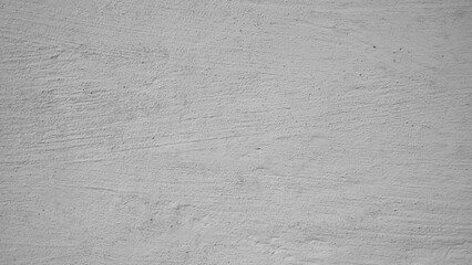 Gray grey white rough plaster facade wall texture, broom finish background banner