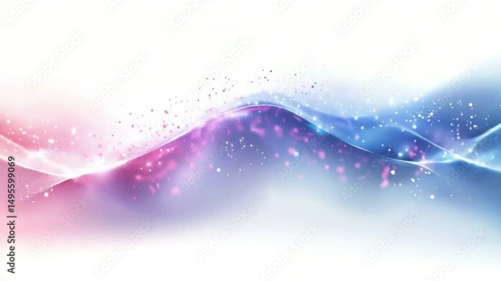 Poster abstract flow of light and color: an elegant, abstract composition showcasing a dynamic flow of ligh