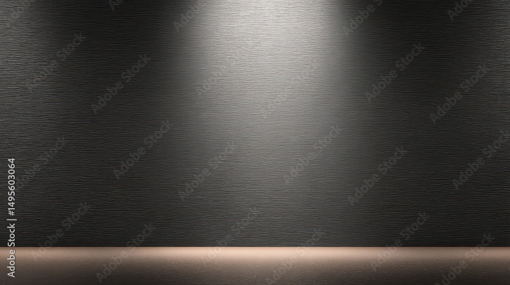 Poster elegant and modern textured background with soft spotlight for decoration or display in photography,