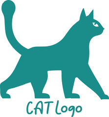 Modern Animal Pet Logo Cat Logo – Minimalist and Elegant Cat Design Cat Illustration