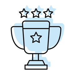 Trophy vector, pixel perfect, illustrator file 
