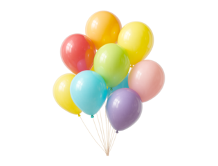 balloons isolated on white isolated on transparent or white background png
