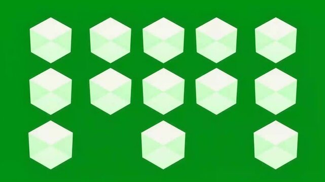 set of wooden fence isolated