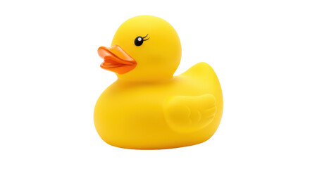 Isolated Yellow Rubber Duck
