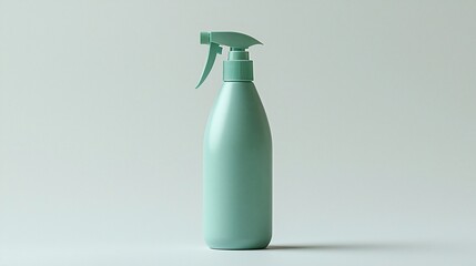 Light teal spray bottle mockup