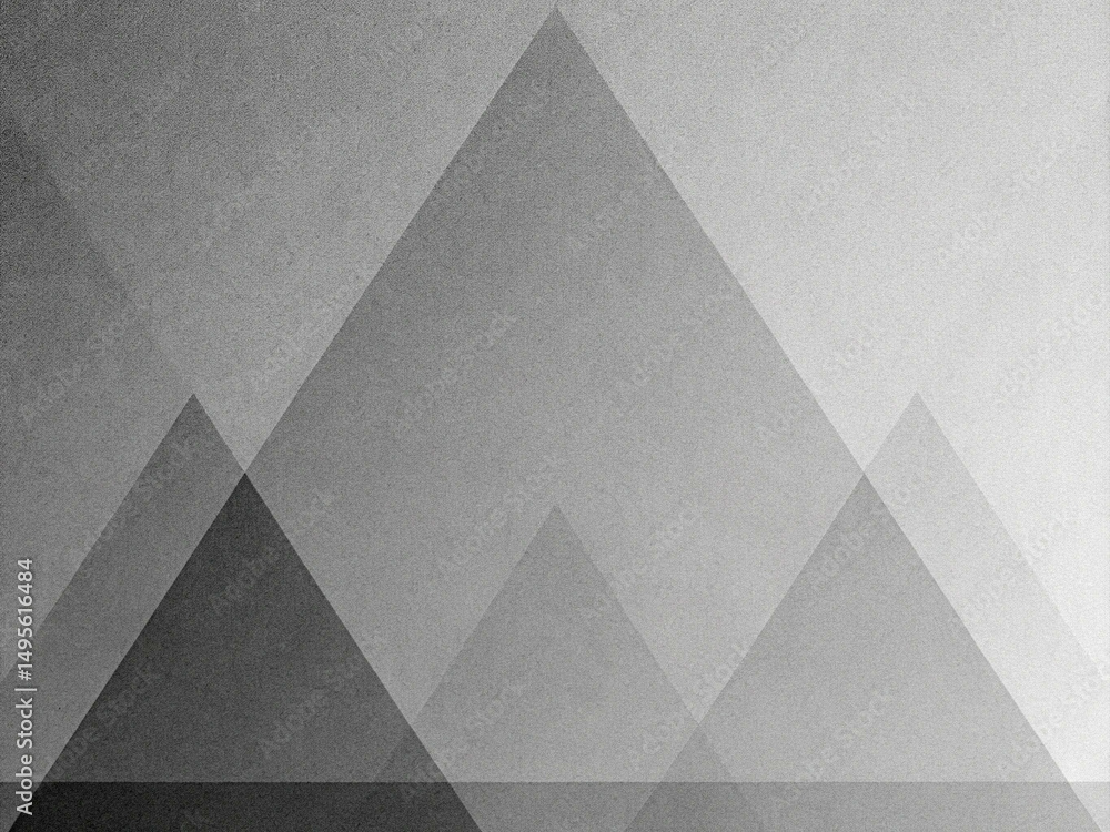 Poster gray scale triangles abstract background wallpaper geometric design modern simple backdrop minimal m