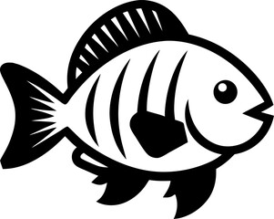 vector illustration of a fish