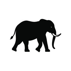 elephant silhouette vector