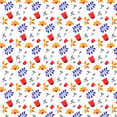 Vibrant Multicolor Floral Pattern Designs to Enhance Your Creative Projects