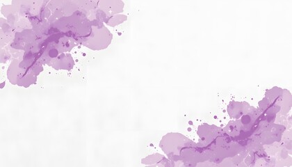 elegant cream paper texture with soft violet watercolor blotches in the background, empty centered layout
