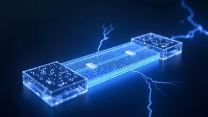 Blue Lightning Technology Screen