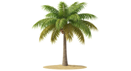 Obraz premium Isolated Palm Tree
