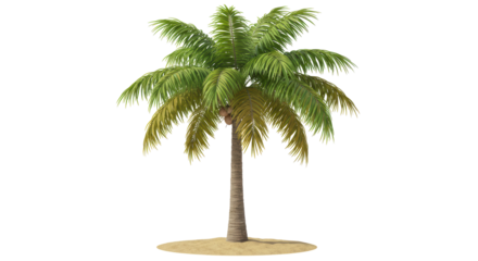 Isolated Palm Tree