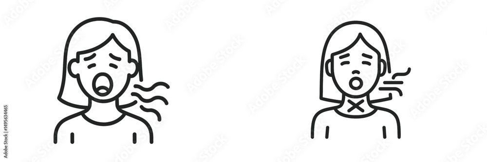 Poster Expressions of discomfort and relief during a breathing exercise in a calm setting