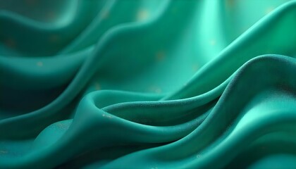 green satin background