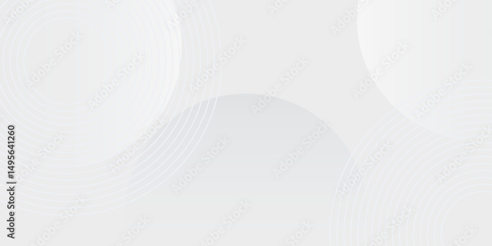 Aufkleber white geometric abstract background overlap layer on bright space with lines effect decoration. mode