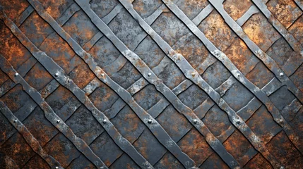 Rustic Metal Texture with Industrial Charm  and Designs © Creative
