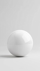 White Sphere on a White Background