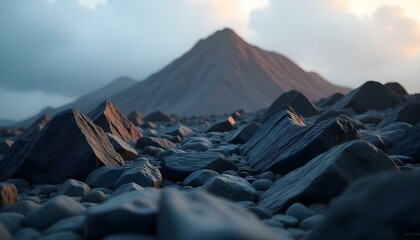 mountain landscape in the morning
