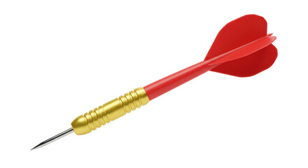 Isolated Red Dart