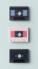 Three Audio Cassette Tapes
